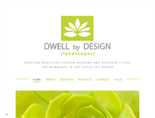 Tablet Screenshot of dwellbydesign.com